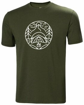 Outdoor T-Shirt Helly Hansen Skog Recycled Graphic Forest Night 2XL T-Shirt - 1