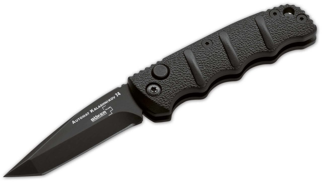 Vystreľovací nôž Boker Plus AKS-74 Mini Tanto Black Vystreľovací nôž
