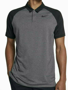 Polo-Shirt Nike Dry Raglan Herren Poloshirt Gunsmoke/Black/Heather/Black M - 1