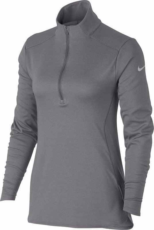 Sweat à capuche/Pull Nike Dri-Fit Womens Sweater Gunsmoke/Heather/Flat Silver XS