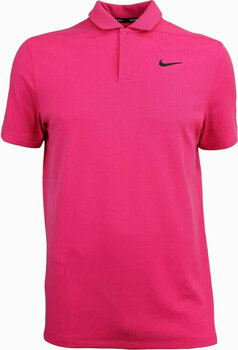 Camiseta polo Nike AeroReact Victory Stripe Mens Polo Shirt Rush Pink/Black XL - 1