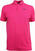Poloshirt Nike AeroReact Victory Stripe Mens Polo Shirt Rush Pink/Black XL