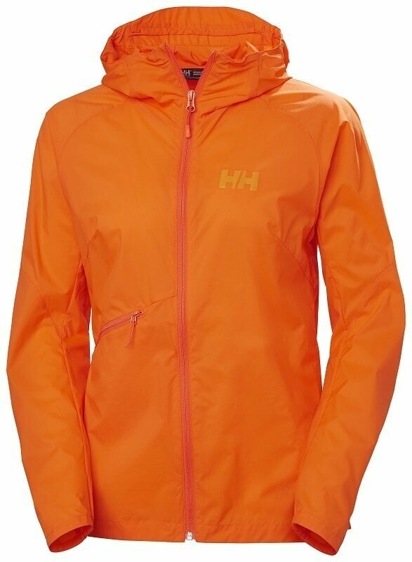 Friluftsjacka Helly Hansen Women's Rapide Windbreaker Jacket Bright Orange XS Friluftsjacka