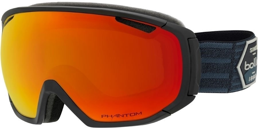 Ochelari pentru schi Bollé TSAR Matte Black Patch Phantom Fire Red 18/19