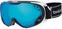 Okulary narciarskie Bollé Duchess Black & Silver Opera Phantom Vermillon Blue