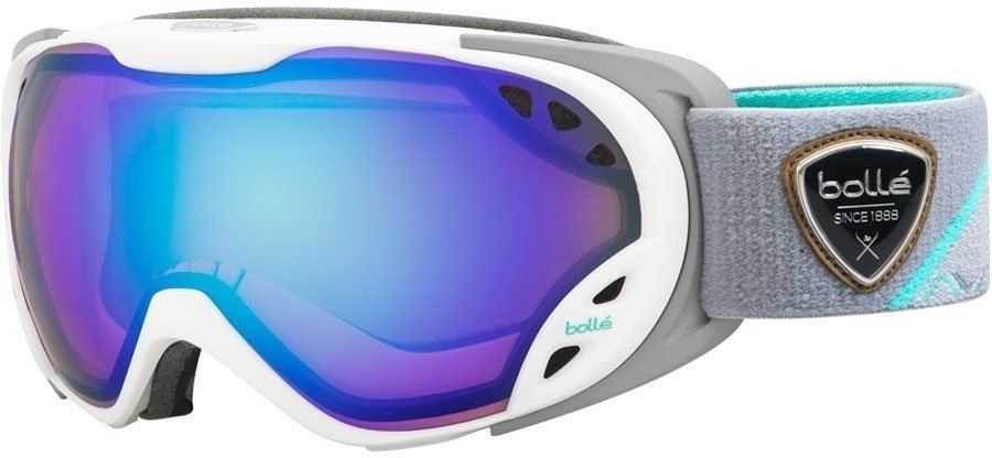 Okulary narciarskie Bollé Duchess White/Grey Aurora Okulary narciarskie