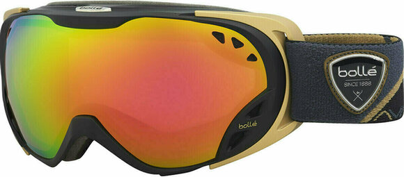 Okulary narciarskie Bollé Duchess Black & Gold Rose Gold