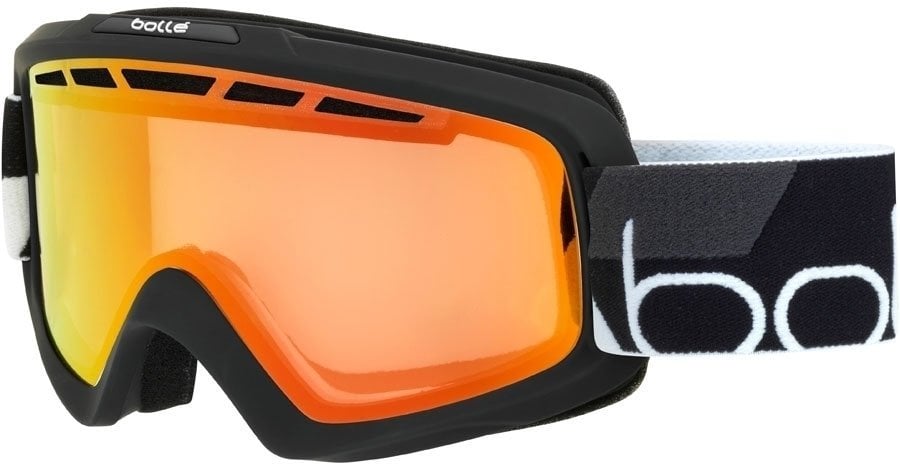 Óculos de esqui Bollé Nova II Matte Black Photochromic Fire Red