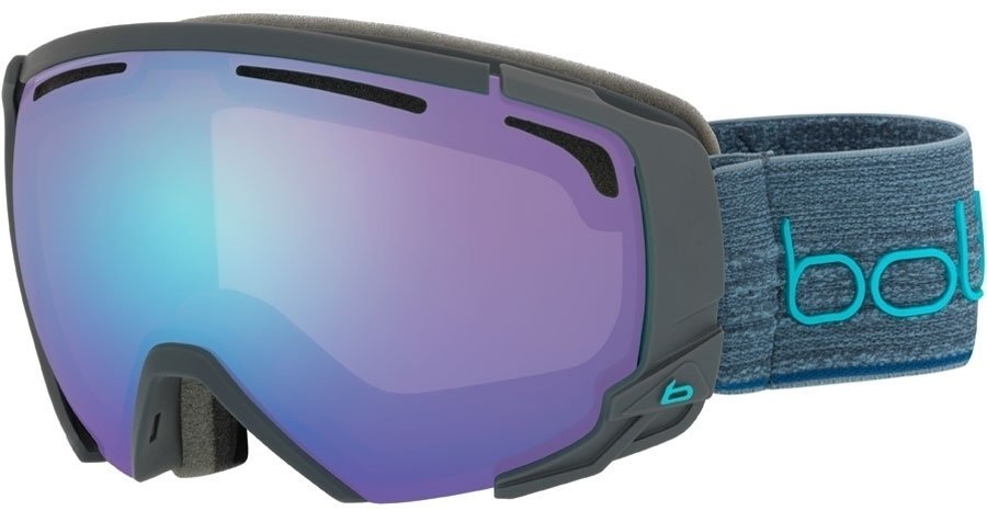 Masques de ski Bollé Supreme OTG Matte Blue & Yellow Aurora