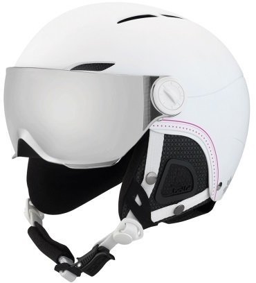 Lyžařská helma Bollé Juliet Visor Soft White Nordic 54-58 cm 17/18