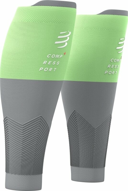 Calf covers for runners Compressport R2V2 Calf Sleeves Paradise Green T4 Calf covers for runners