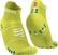 Löparstrumpor Compressport Pro Racing Socks v4.0 Run Low Primerose/Fjord Blue T1 Löparstrumpor