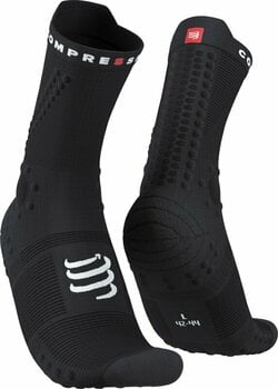 Löparstrumpor Compressport Pro Racing Socks v4.0 Trail Svart T1 Löparstrumpor - 1