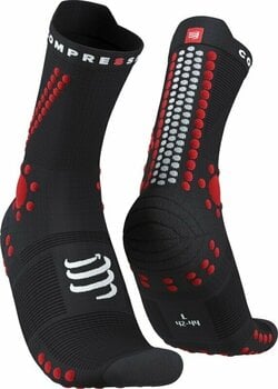 Running Socks
 Compressport Pro Racing V4.0 Trail Black/Red T1 Running Socks - 1