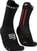 Löparstrumpor Compressport Pro Racing Socks v4.0 Ultralight Run High Black/Red T2 Löparstrumpor