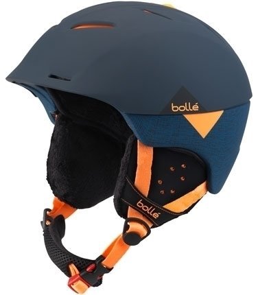 Ski Helmet Bollé Synergy Soft Navy & Orange 54-58 cm 17/18