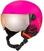 Lyžařská helma Bollé Quiz Visor Junior Ski Helmet Matte Hot Pink S (52-55 cm) Lyžařská helma