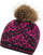 Bonnet de Ski Eisbär Dalia Fur Crystal Black/Purple/Pink UNI Bonnet de Ski