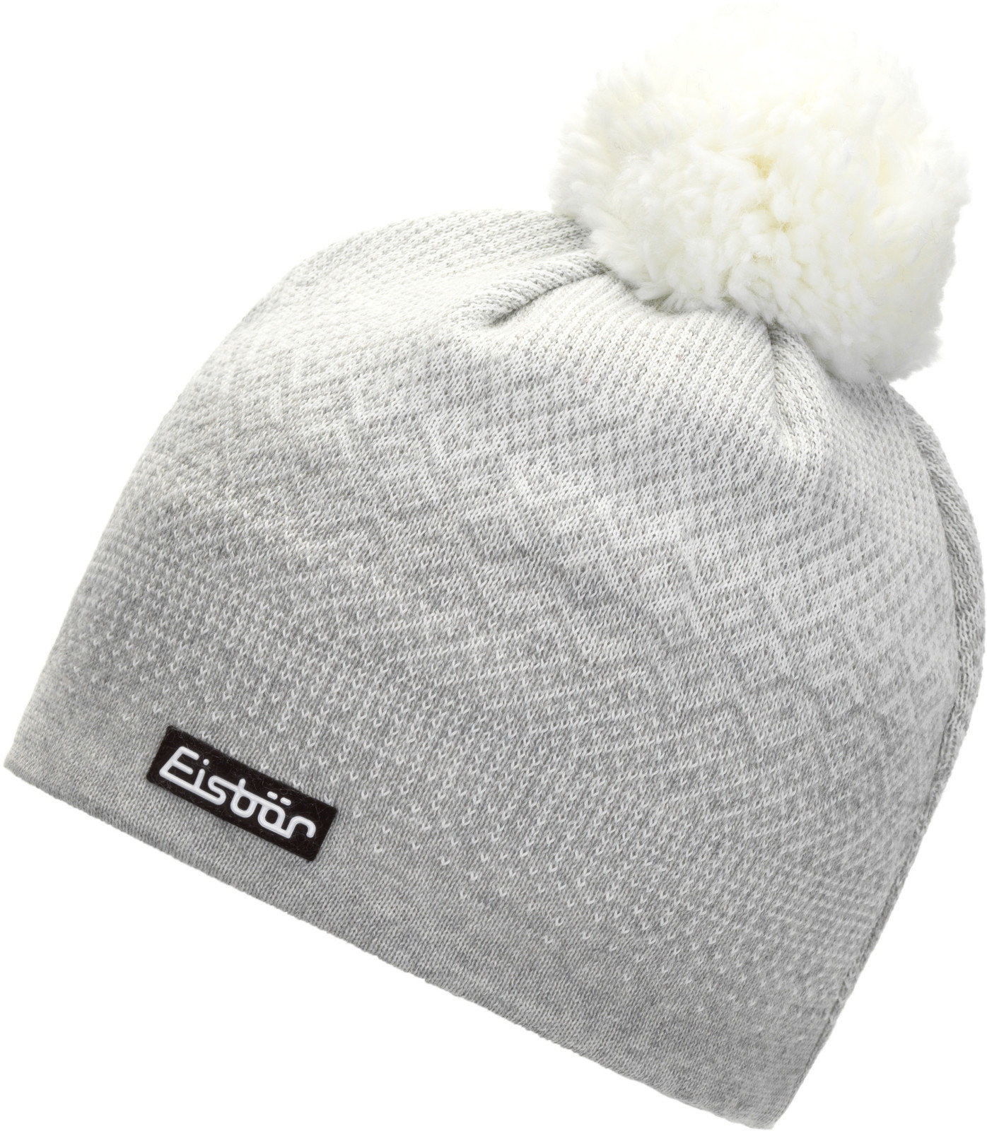 Skihue Eisbär Dilkon Pompon Hat Grey/White-White UNI Skihue