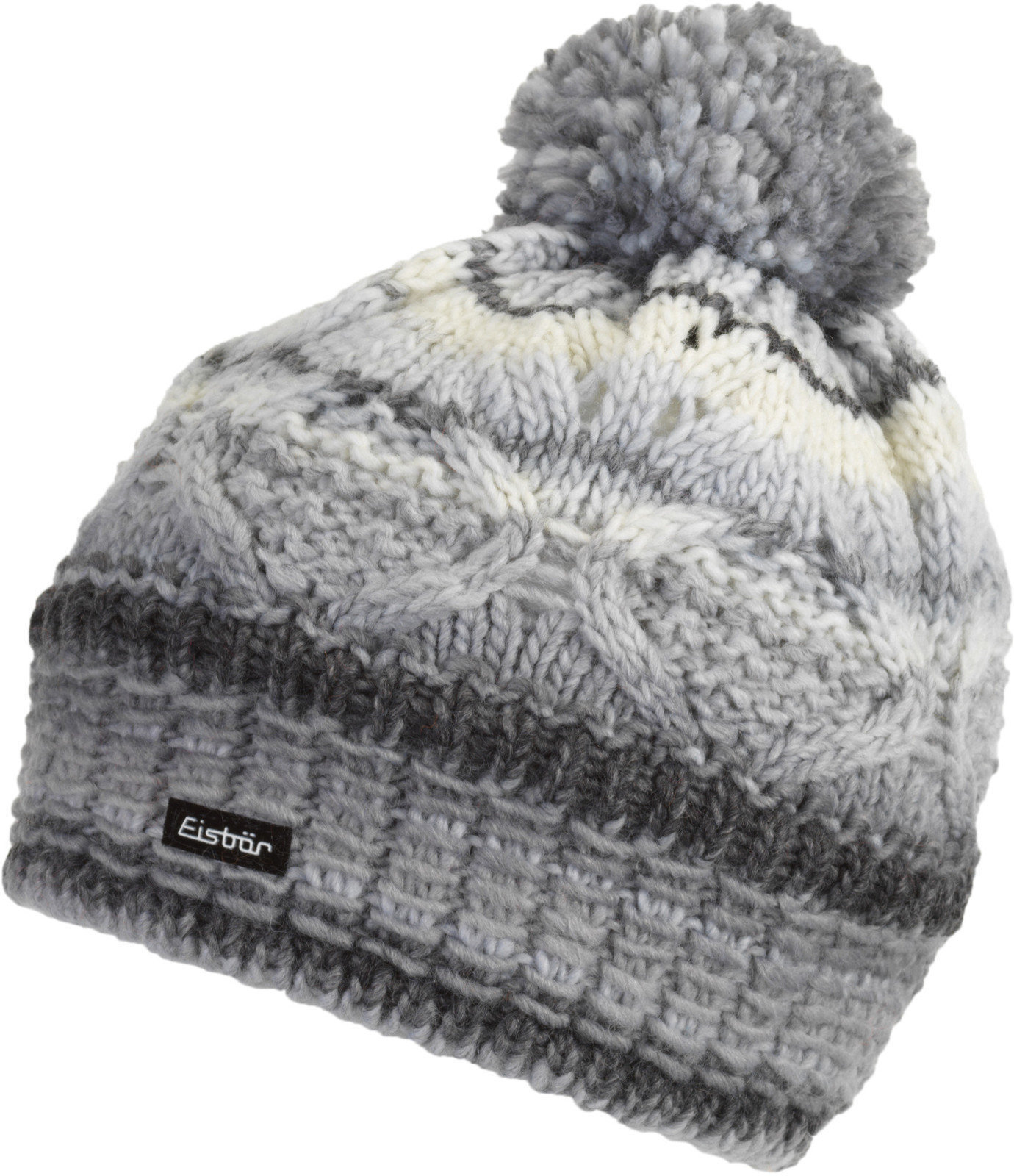 Zimowa czapka Eisbär Lotti Pompon Gray Multicolour