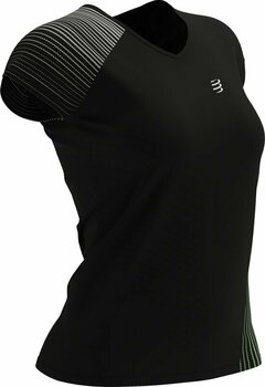 Tricou cu mânecă scurtă pentru alergare
 Compressport Performance SS Tshirt W Black/Paradise Green M Tricou cu mânecă scurtă pentru alergare - 1