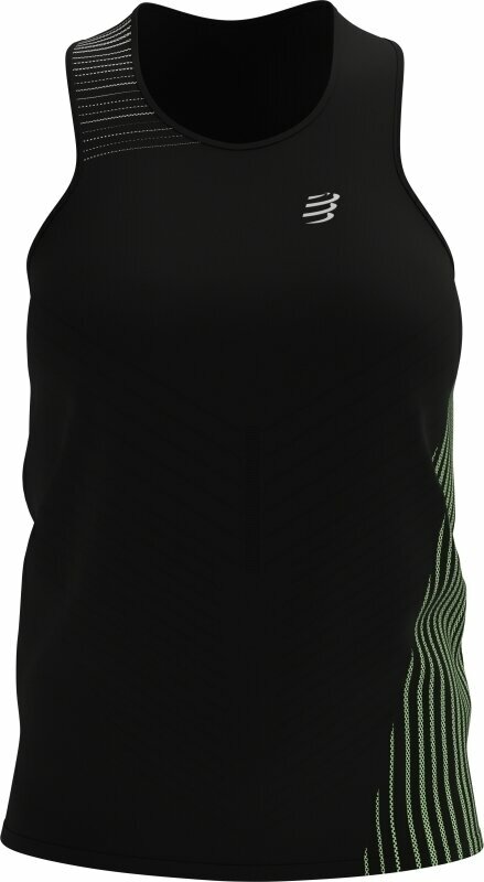 Compressport Performance Singlet W Black/Paradise Green XS