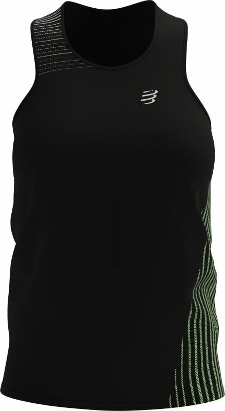 Bluze fără mâneci pentru alergare
 Compressport Performance Singlet W Black/Paradise Green L Bluze fără mâneci pentru alergare