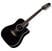 12 húros elektroakusztikus gitár Takamine EF381SC Fekete