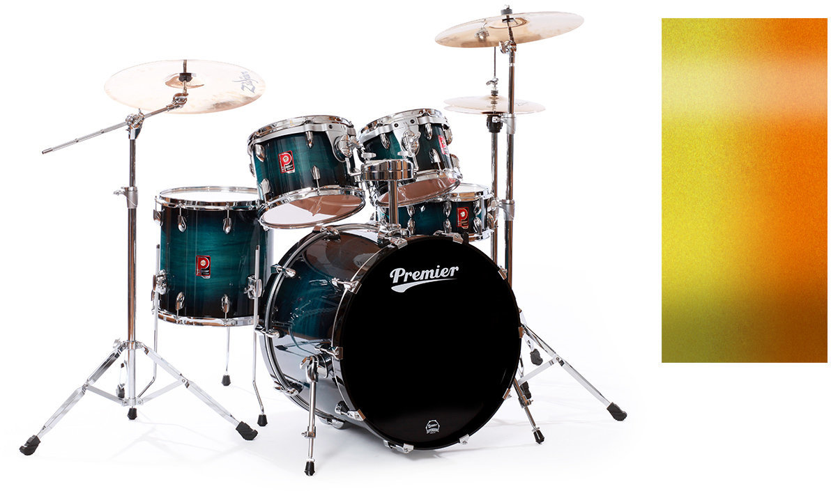 Akoestisch drumstel Premier XPK Modern Studio 22 Sunburst Sparkle Lacquer Akoestisch drumstel