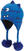 Ski Mütze Eisbär Krümelino Ear Kids Bugatti-Blue