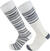 Ski Socks Eisbär Ski Comfort 2 Pack Off White/Grey 35-38