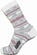 Eisbär Lifestyle Jacquard Grey-Red 23-26 Ski-sokken