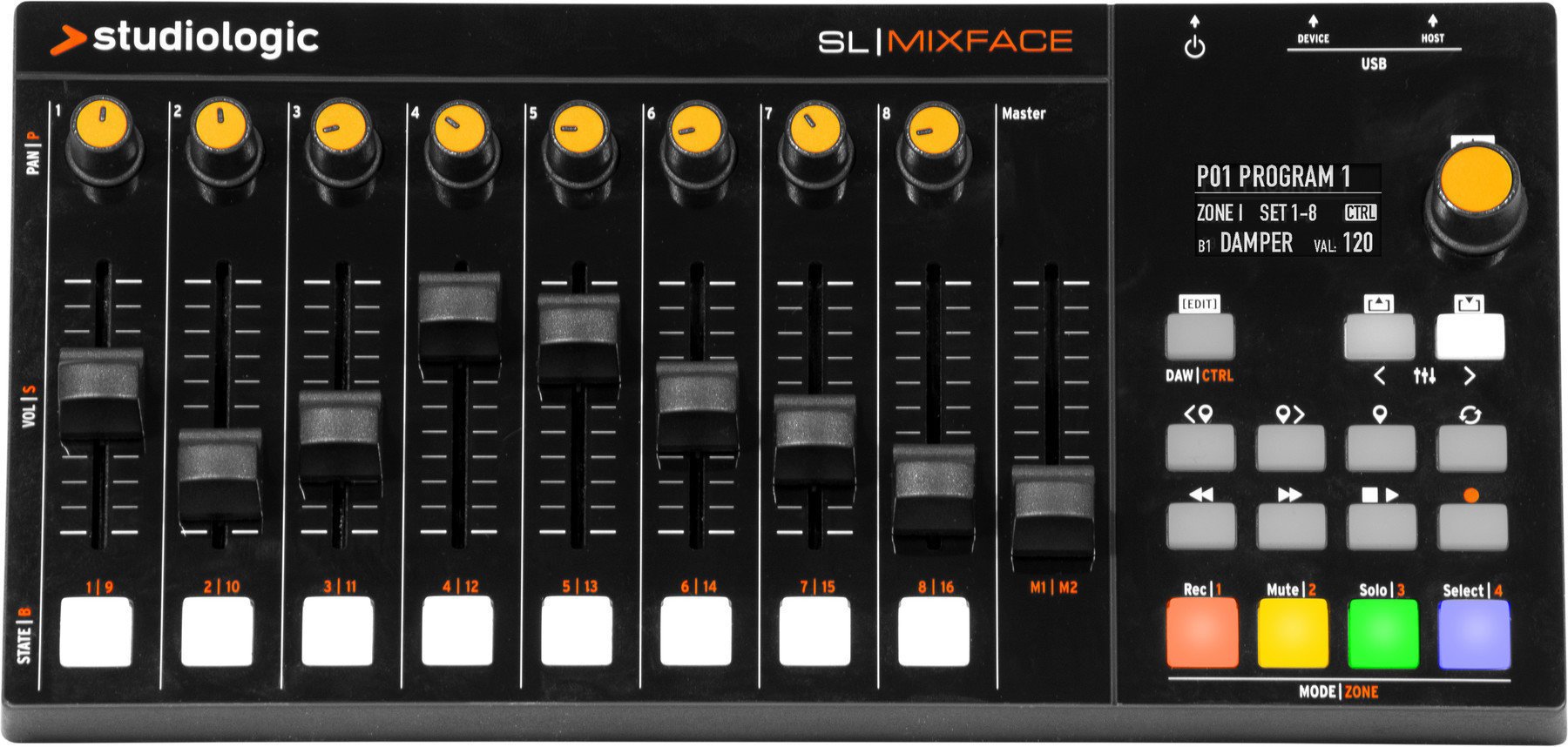 Rozšiřující příslušenství ke klávesům Studiologic SL Mixface