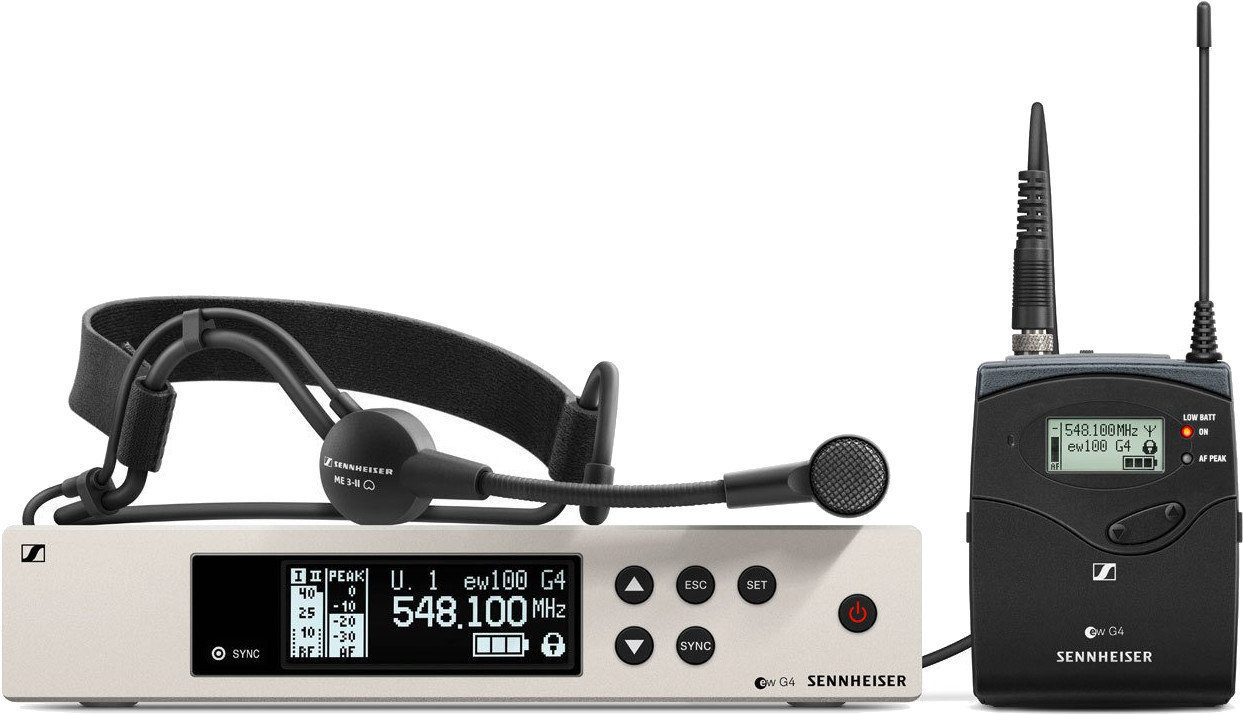 Безжични слушалки с микрофон Sennheiser ew 100 G4-ME3 C