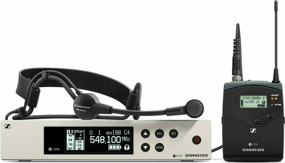 Draadloos Headset-systeem Sennheiser ew 100 G4-ME3 C - 1
