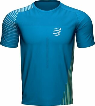 Running t-shirt with short sleeves
 Compressport Performance SS Tshirt M Hawaiian/Primerose XL Running t-shirt with short sleeves - 1