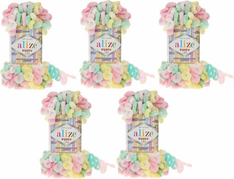 Плетива прежда Alize Puffy Color SET 5862 - 1