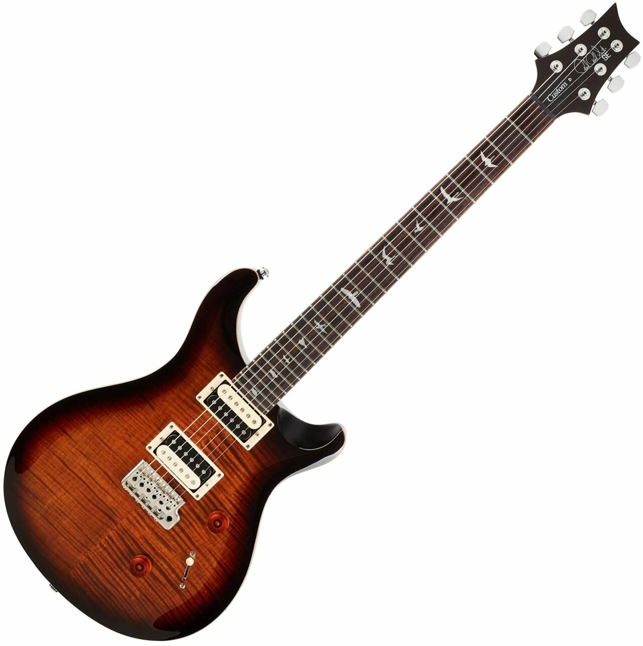 Elektriska gitarrer PRS SE Custom 24 BG 2021 Black Gold Sunburst