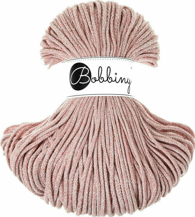 Šňůra  Bobbiny Junior 3 mm 100 m Strawberry Šňůra 