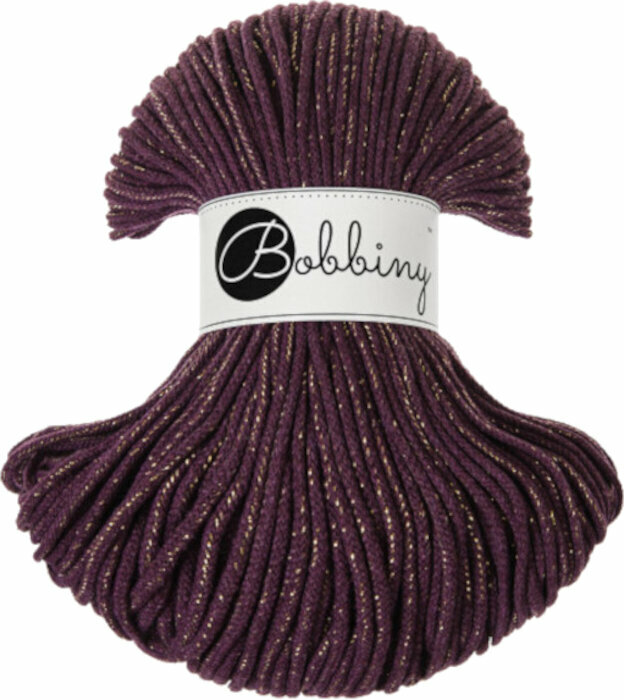 Schnur Bobbiny Junior 3 mm 100 m Golden Blackberry Schnur