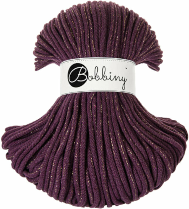 Cord Bobbiny Premium 5 mm 100 m Golden Blackberry Cord