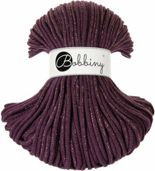 Cord Bobbiny Premium 5 mm 100 m Golden Blackberry Cord - 1