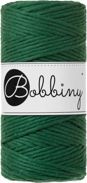 Cable Bobbiny Macrame Cord 3 mm Pine Green Cable