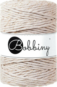 Cord Bobbiny Macrame Cord 5 mm 100 m Golden Nude Cord - 1