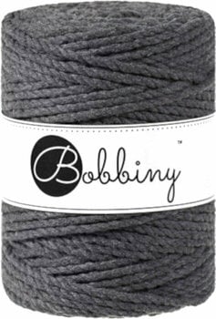 Cable Bobbiny 3PLY Macrame Rope 5 mm Charcoal Cable - 1