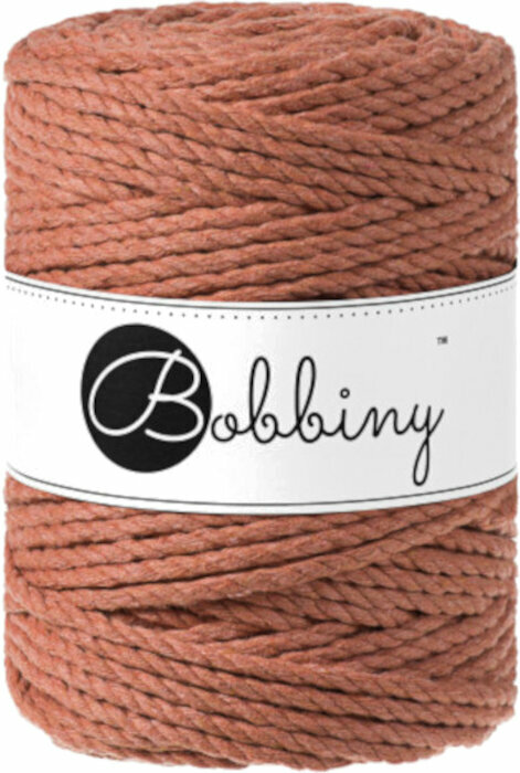 Schnur Bobbiny 3PLY Macrame Rope 5 mm Terracotta