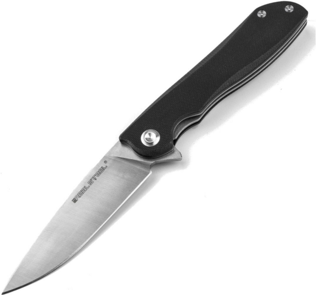 Hunting Folding Knife Real Steel E801 Megalodon G10 Black