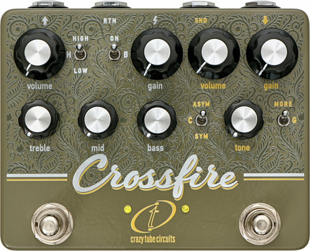 Preamplificador/Amplificador de guitarra Crazy Tube Circuits Crossfire