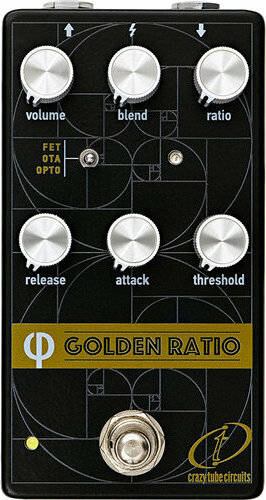 Effet guitare Crazy Tube Circuits Golden Ratio Phi V2