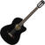 Elektro-klasszikus gitár Fender CN-140SCE WN 4/4 Fekete